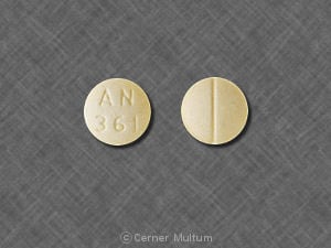 Pill Finder: AN 361 Yellow Round - Medicine.com